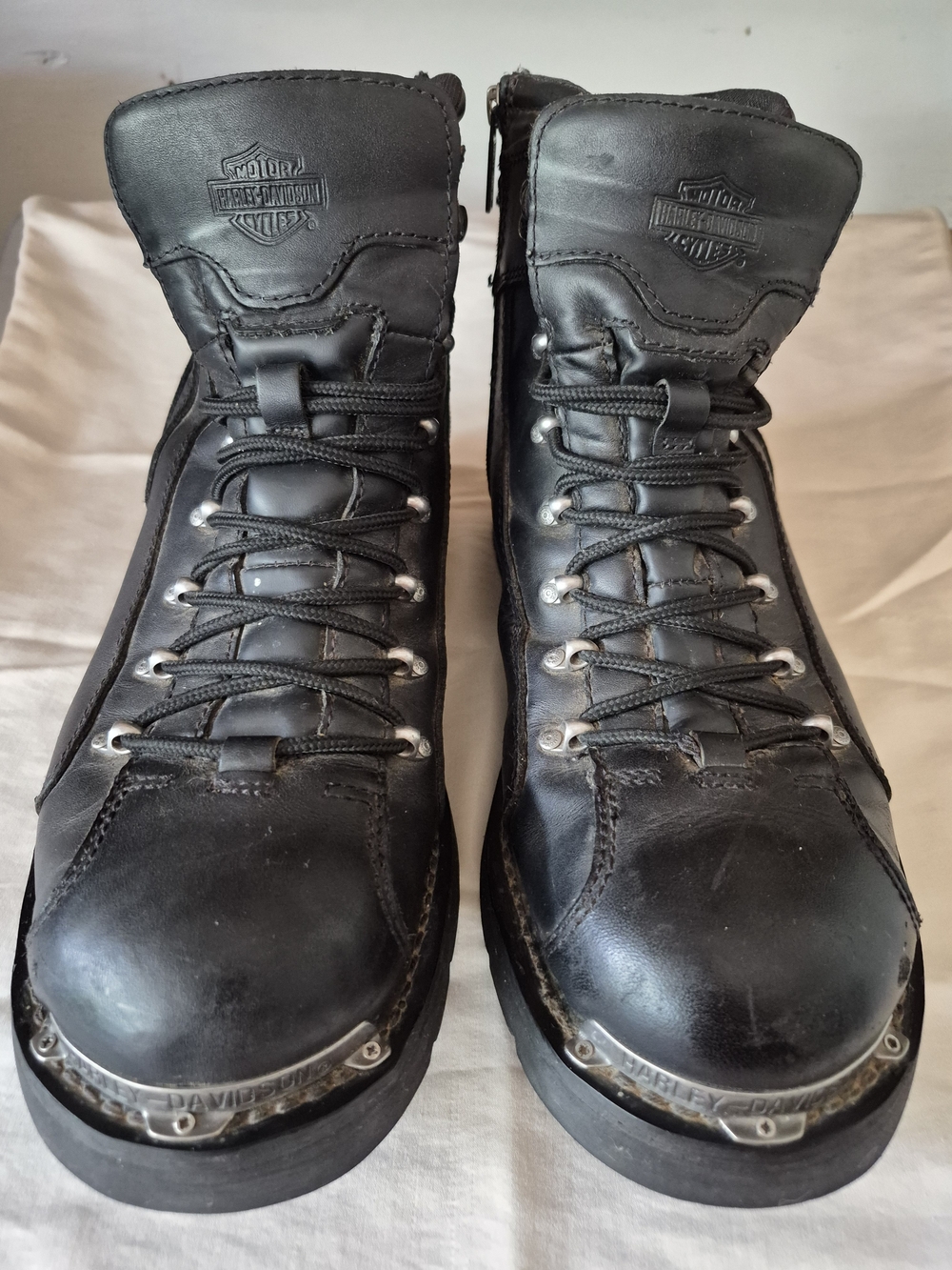 Harley-Davidson Men's Black Leather Motorcycle Boots